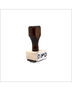 3/4" x 1 1/2" Hand Stamp