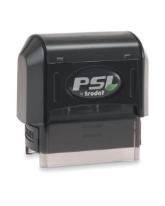 PSI 1444 Pre-inked Text Stamp, Rectangular